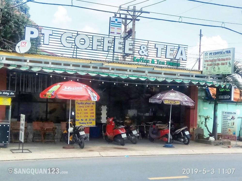 Cần sang quán cafe máy lạnh (có vỉa hè rộng) mặt tiền đường Mã Lò, quận Bình Tân