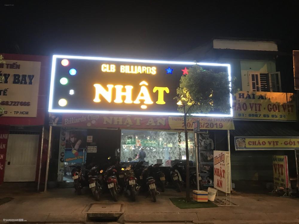 Sang nhượng quán clup BiDa tại khu phố ăn uống sầm uất nhất quận 12