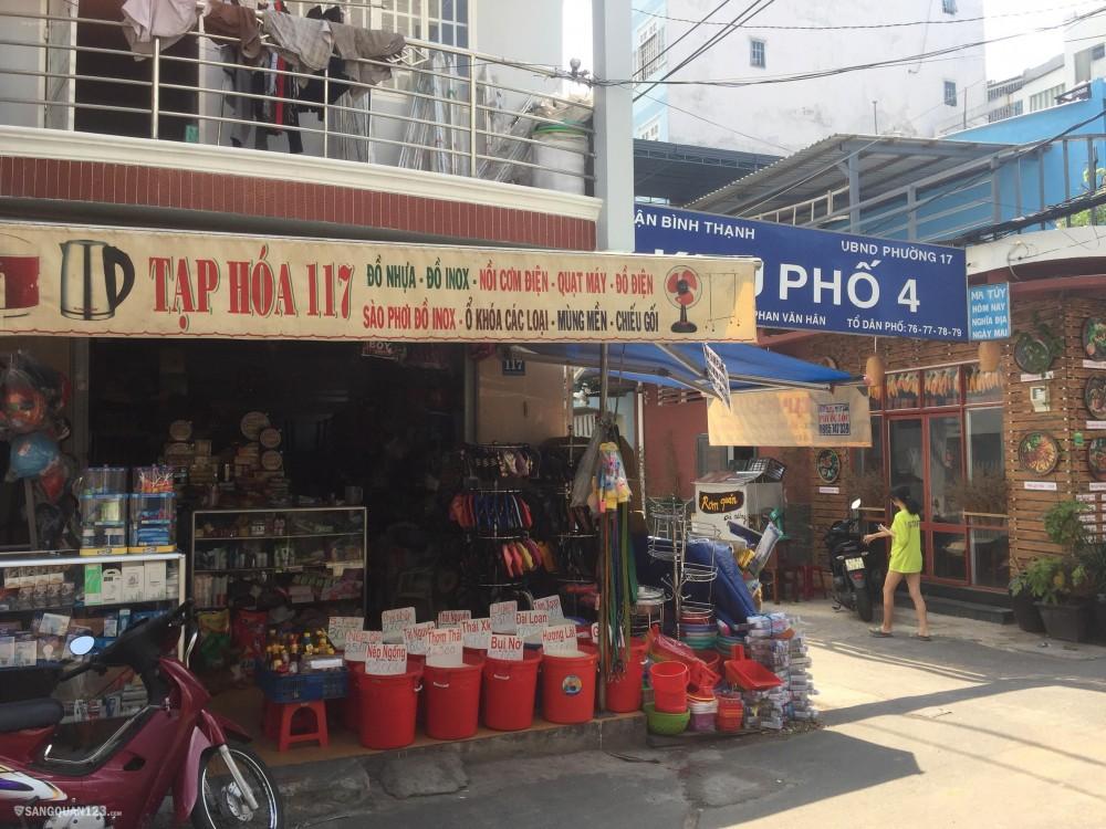 Cần sang tiệm tạp hóa mặt tiền Phan Văn Hân đường giao với quận 1 , gần Sở thú .