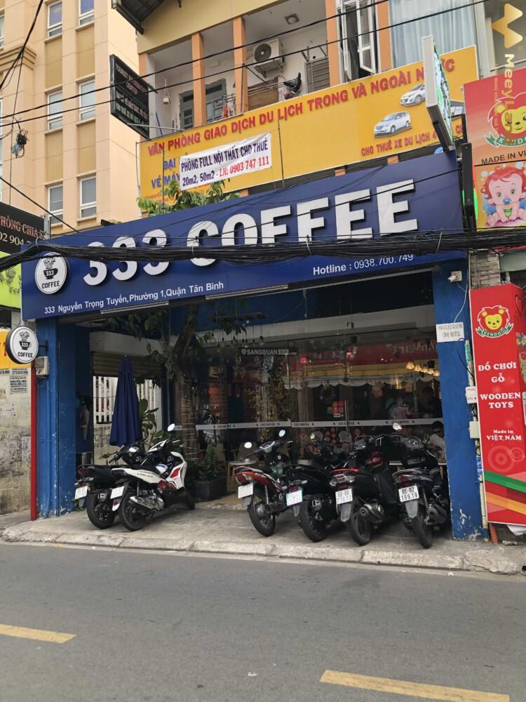 Sang quán cafe máy lạnh ở đường Nguyễn Trọng Tuyển, Phú Nhuận