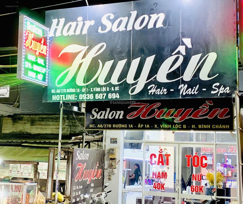 Cần sang lại salon tóc vị trí đẹp tại Huyện Bình Chánh