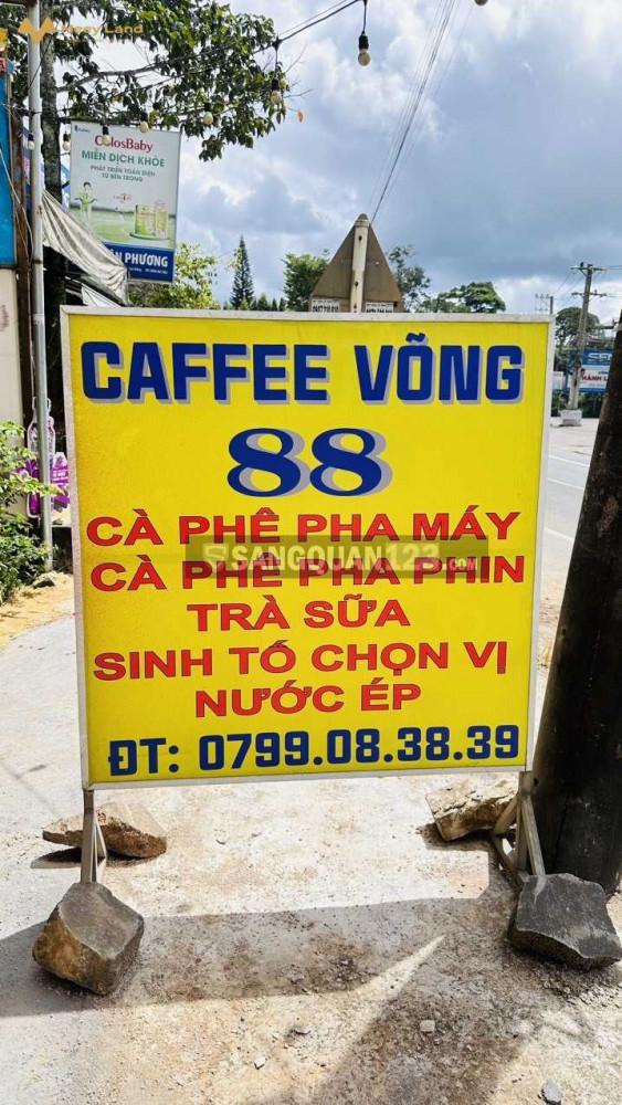 Sang Mặt Bằng Quán Cafe đường Trần Phú, Bảo Lộc, Lâm Đồng