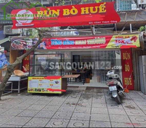 CHÍNH CHỦ SANG NHƯỢNG QUÁN ĂN TẠI SỐ 115A4 KHU ẨM THỰC PHỐ THÀNH CÔNG.