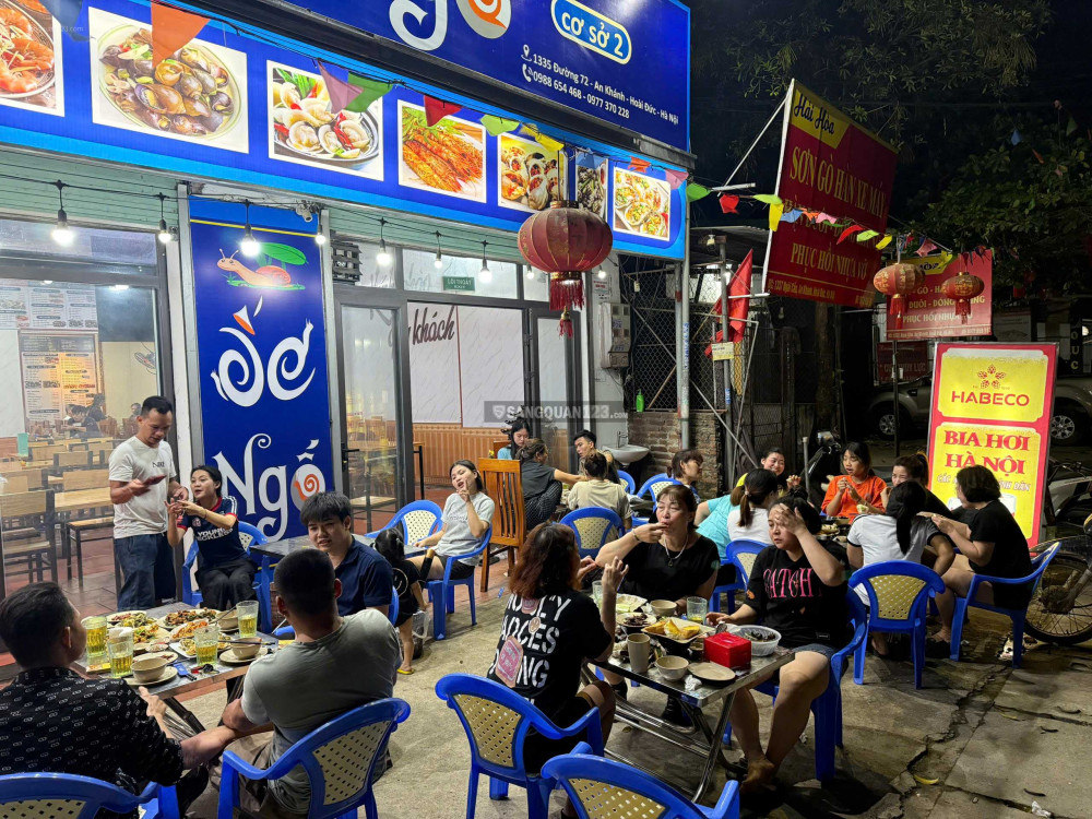 CHÍNH CẦN SANG NHƯỢNG QUÁN ỐC NGỐ - 1335 ĐƯỜNG 72 - AN KHÁNH - HOÀI ĐỨC - HÀ NỘI
